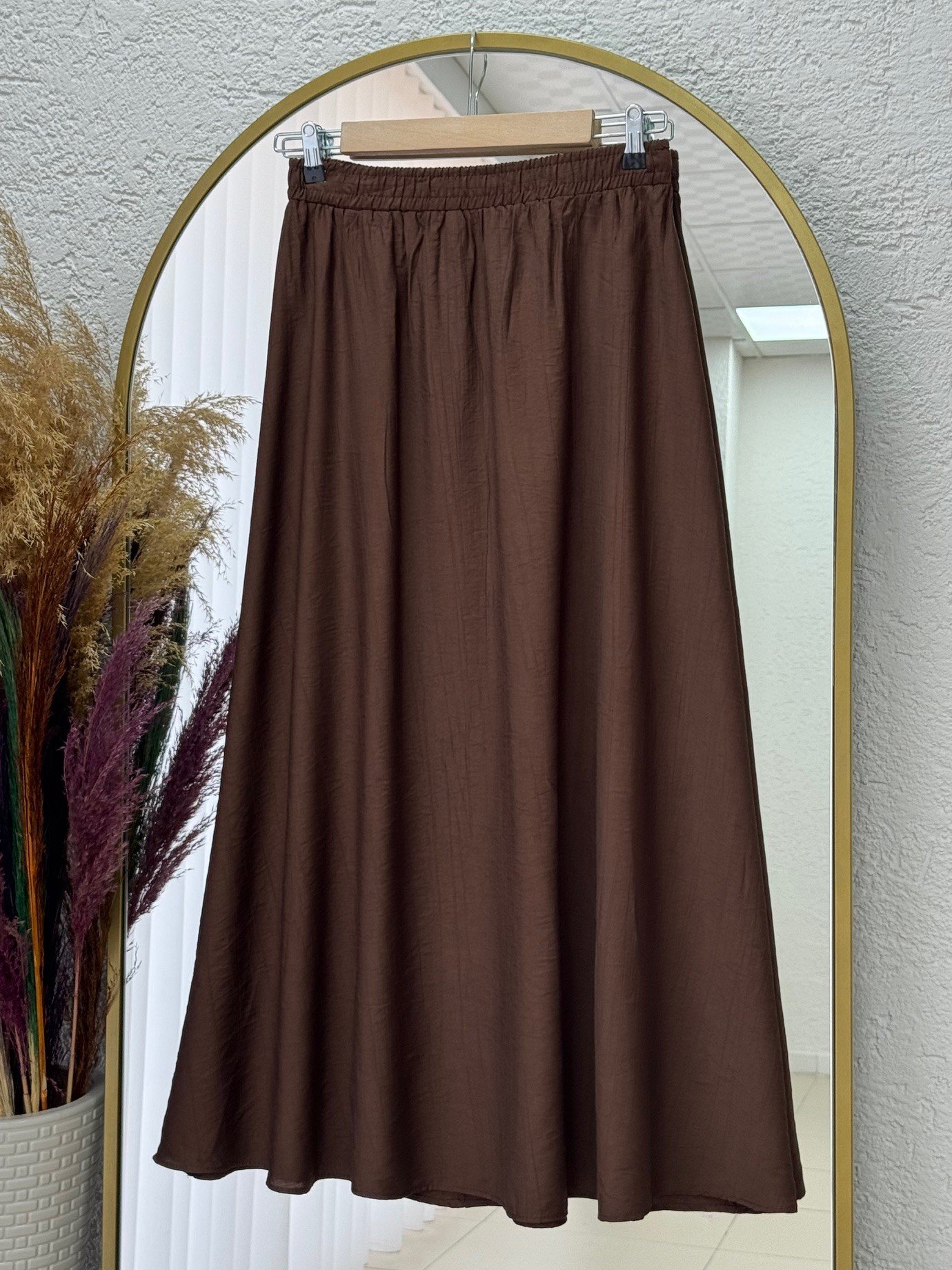 Serona Üstü Kimono Etekli Çilek Takım-EK556-AS079 Kahve