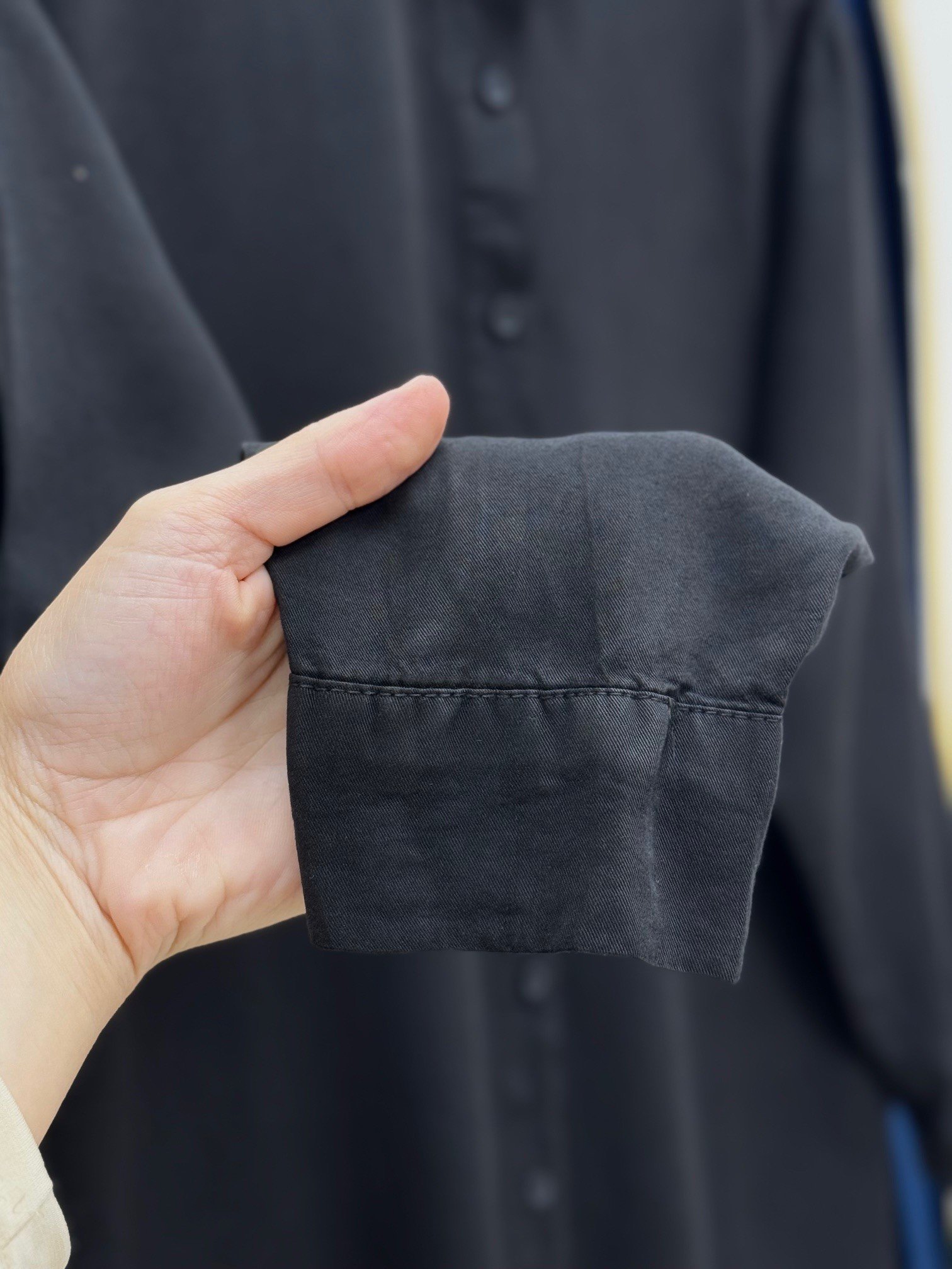 Sima Önü Kısa Arkası Uzun Gömlek-MA3011 Siyah