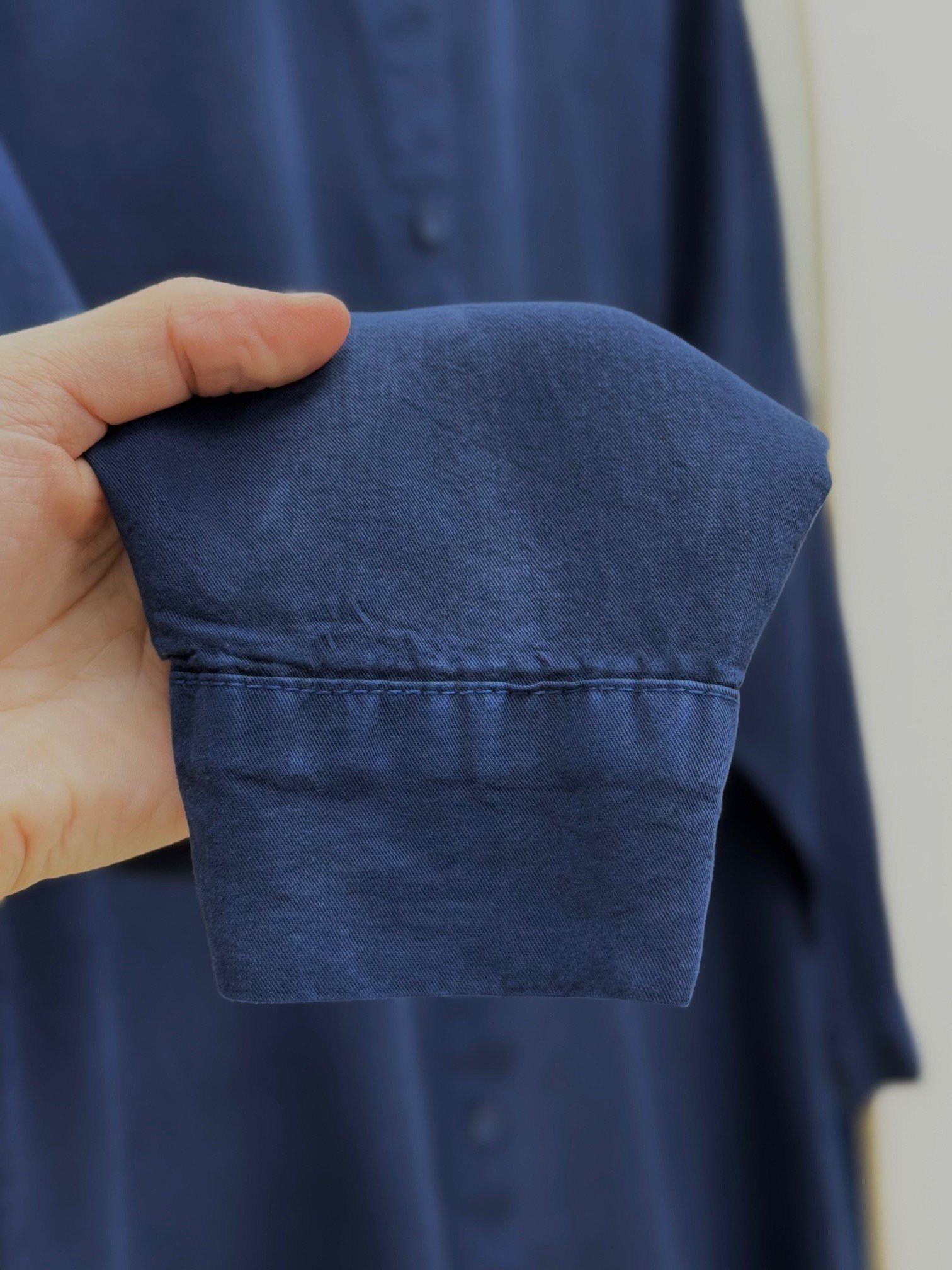 Sima Önü Kısa Arkası Uzun Gömlek-MA3011 Lacivert