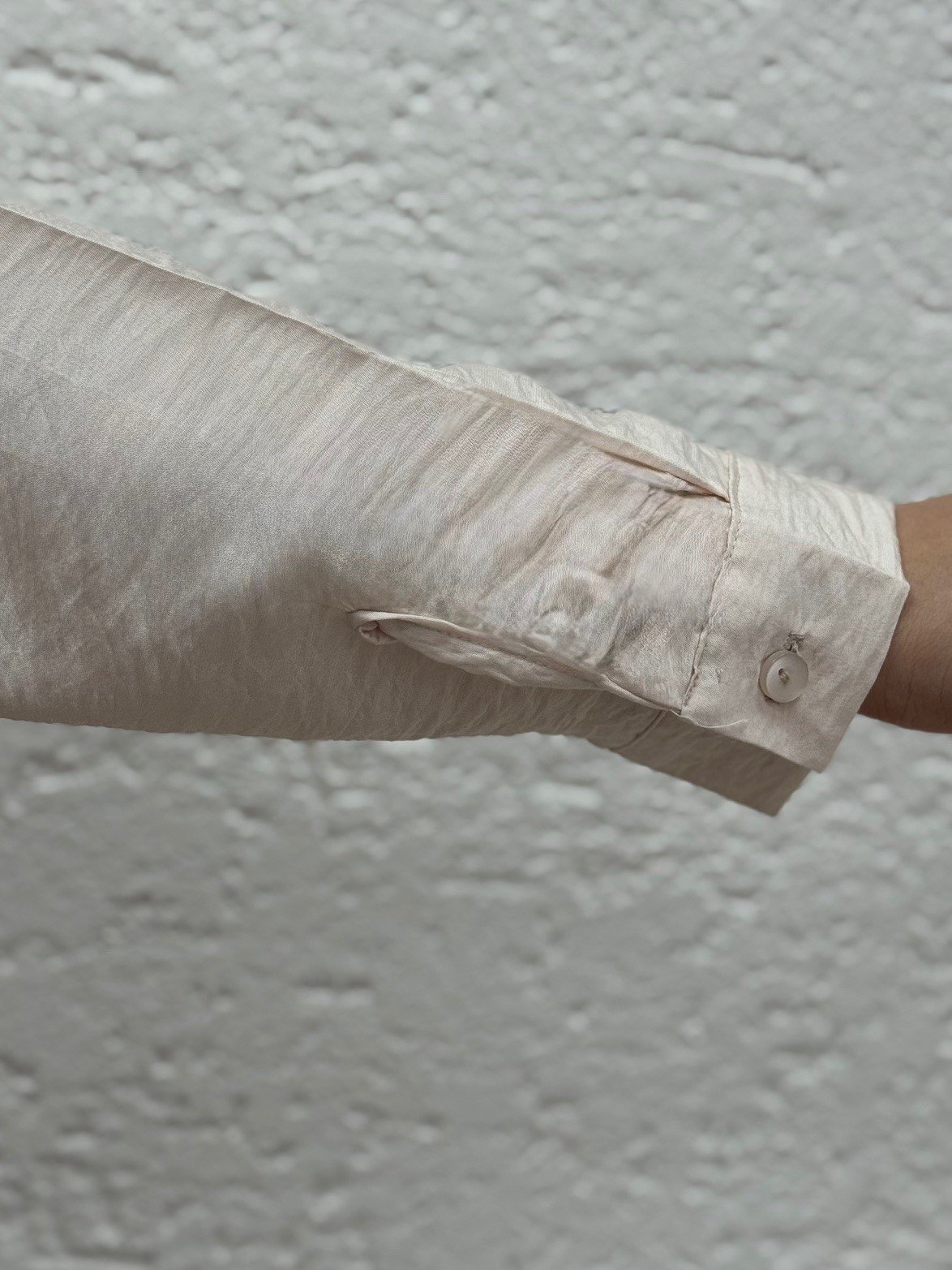 Sorique Önü Kısa Arkası Uzun Düz Çilek Gömlek-Zİ2137 Taş