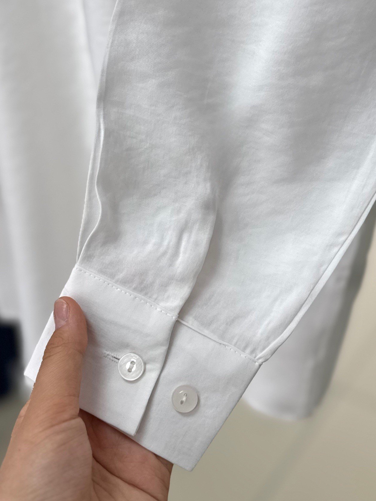 Verona Önü Kısa Arkası Uzun Modal Gömlek-PE215 Beyaz