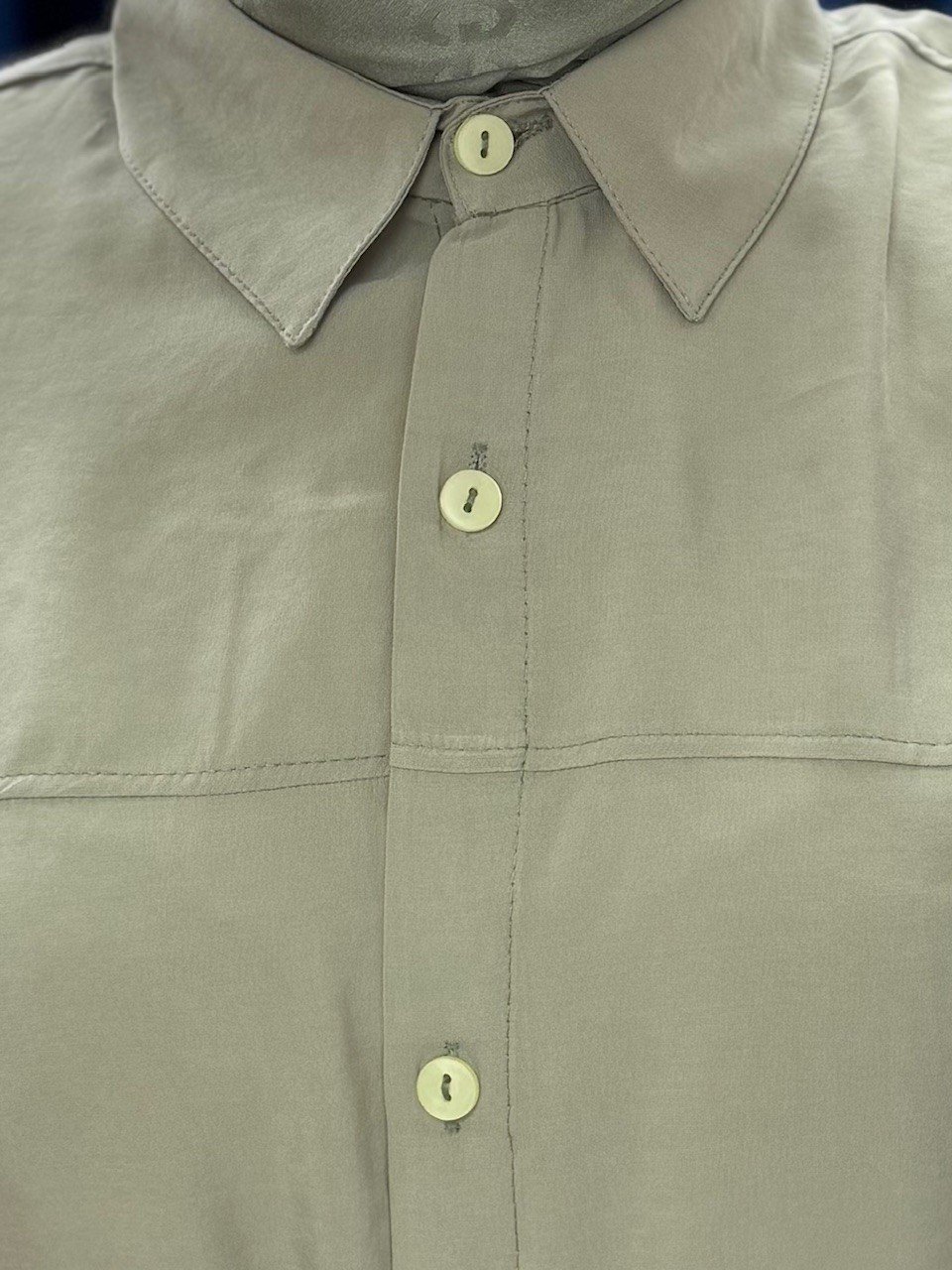 Yelilia Bağcıklı Robalı Modal Gömlek-PE223 Mint