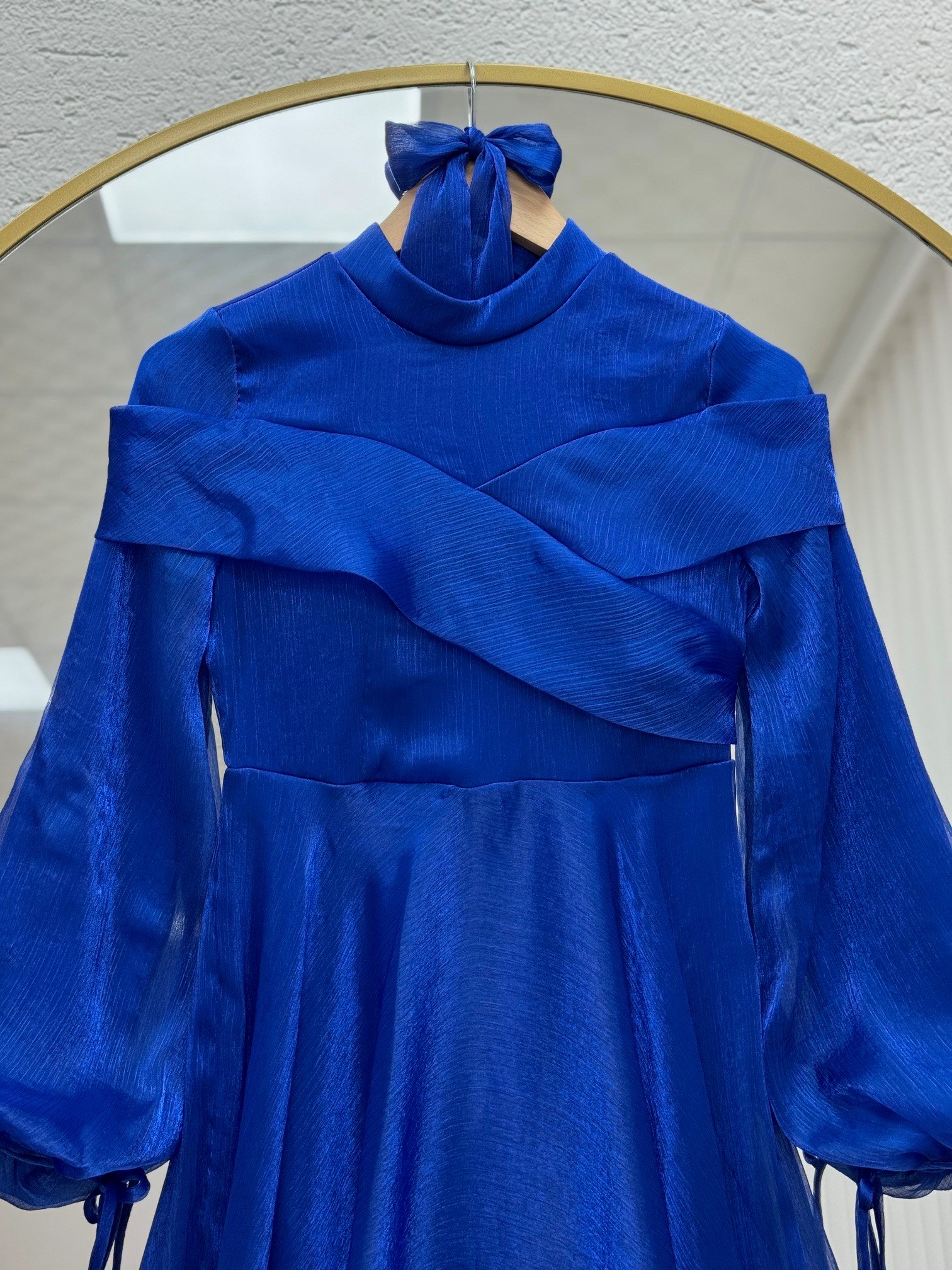 Yelora Dekolteli Kolu İpli Janjan Abiye-PA9476 Saks