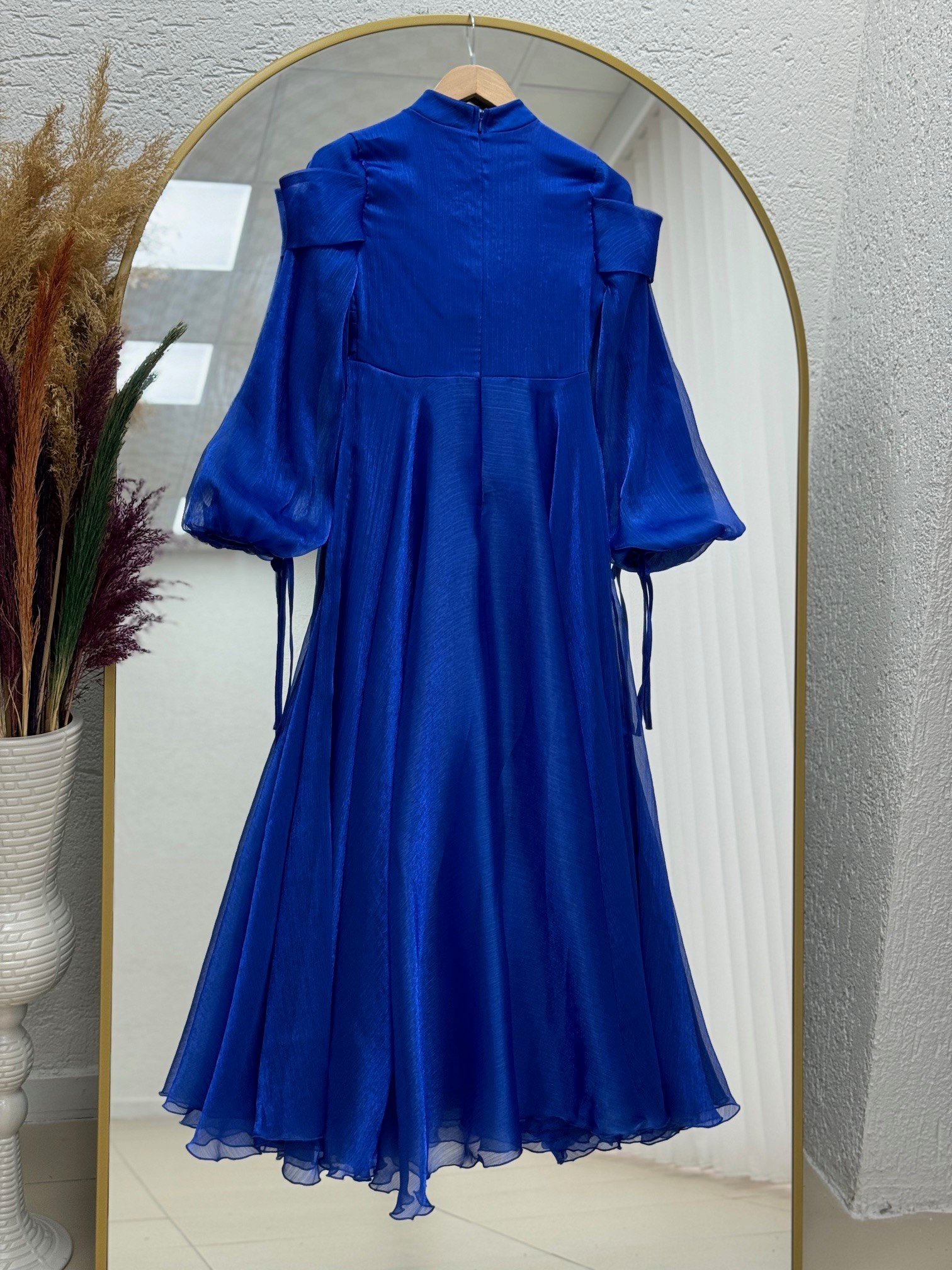 Yelora Dekolteli Kolu İpli Janjan Abiye-PA9476 Saks