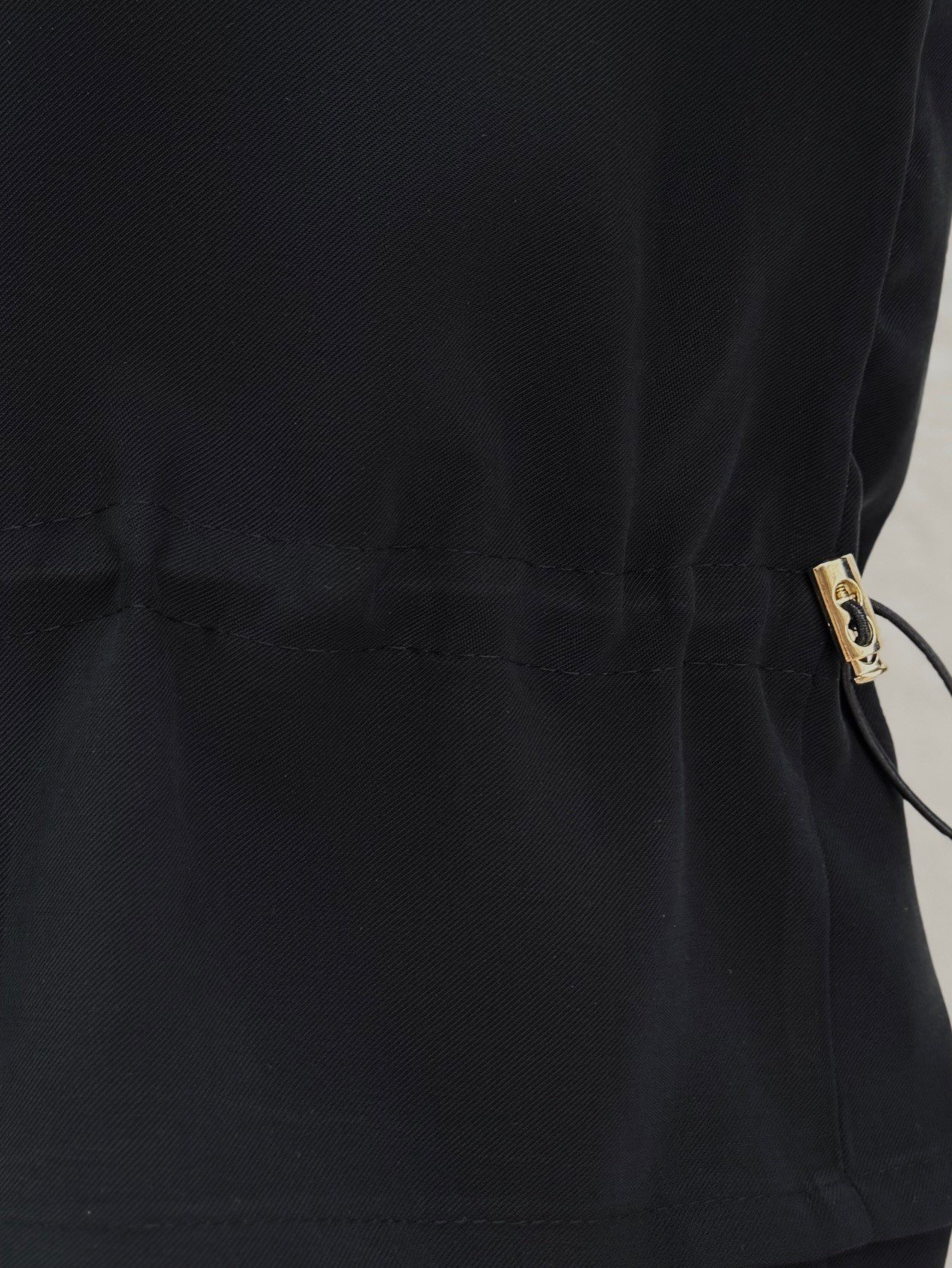 Zenenya Çift Cepli Kapaklı Etekli Takım-EL1928 Siyah