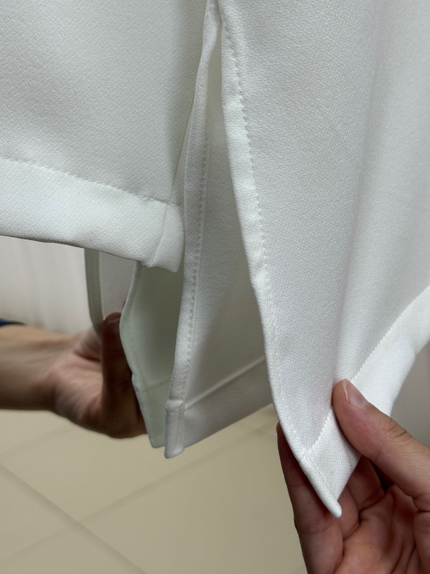 Zenyla Yan Bağlamalı Atlas Ceket-AS05814 Beyaz