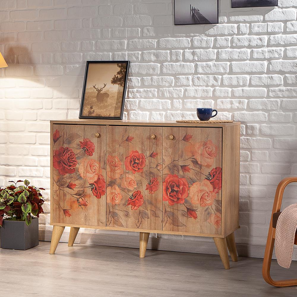 Efsun Rose Çok Amaçlı Mutfak Dolabı Banyo Dolabı Çok Amaçlı Dolap