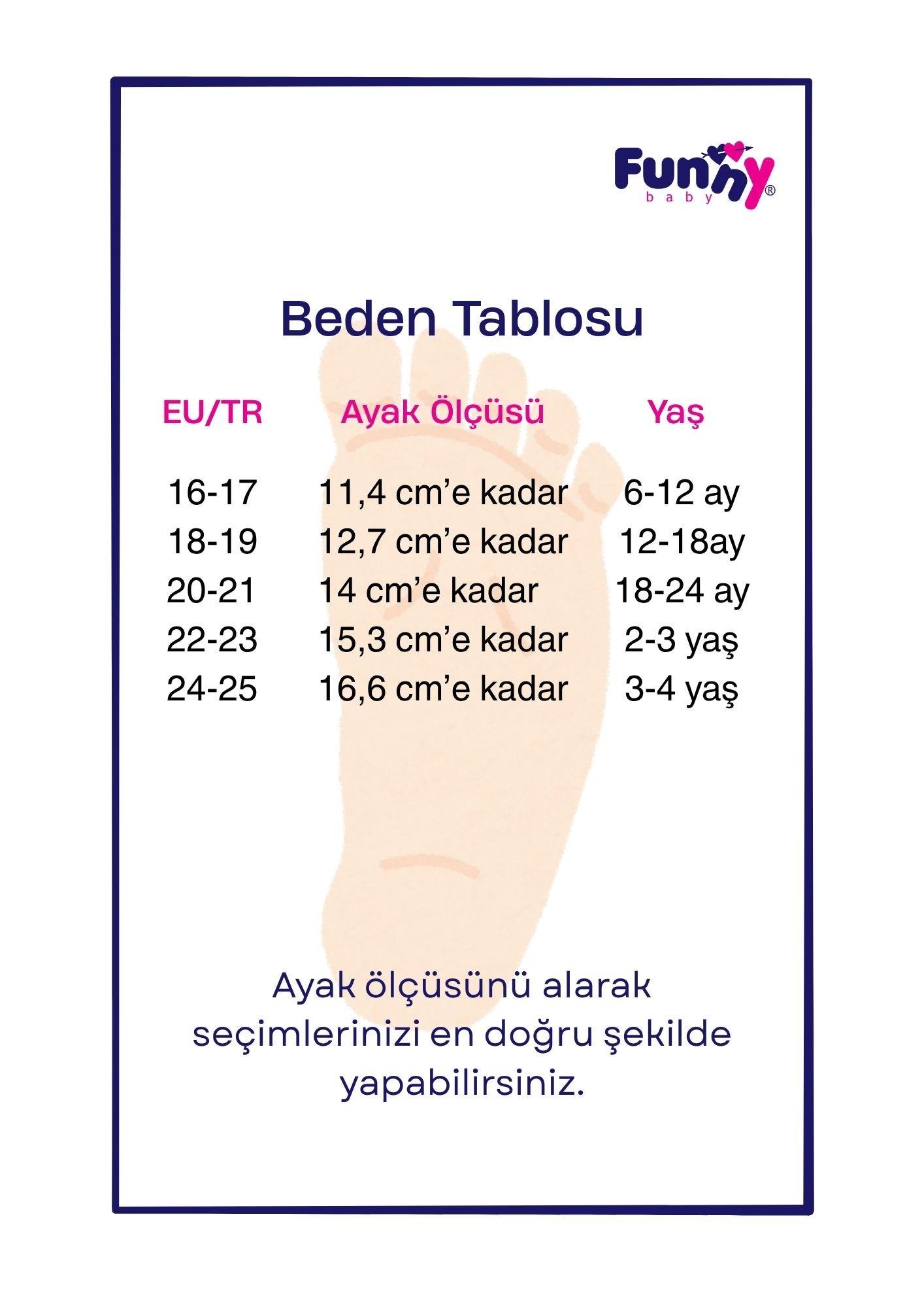 FUNNY BABY KAYDIRMAZ TABAN ORGANİK ÖZEL DİKİŞ RAHAT KONFORLU DESENLİ ÇARIKLI ÇORAP