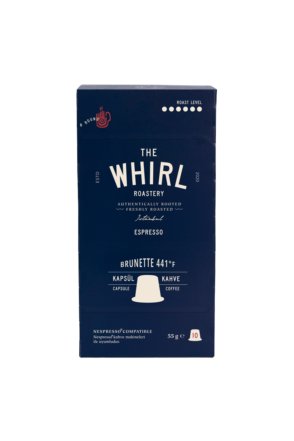 THE WHIRL ESPRESSO DARK KAPSUL 55 GR