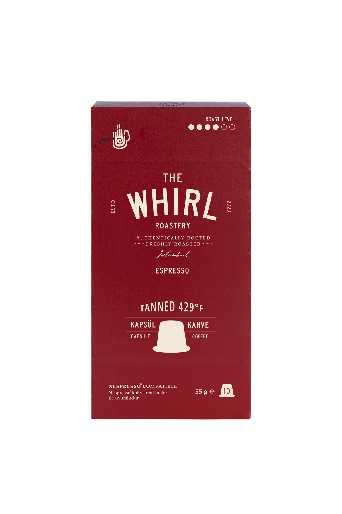 THE WHIRL ESPRESSO MEDIUM KAPSUL 55 G