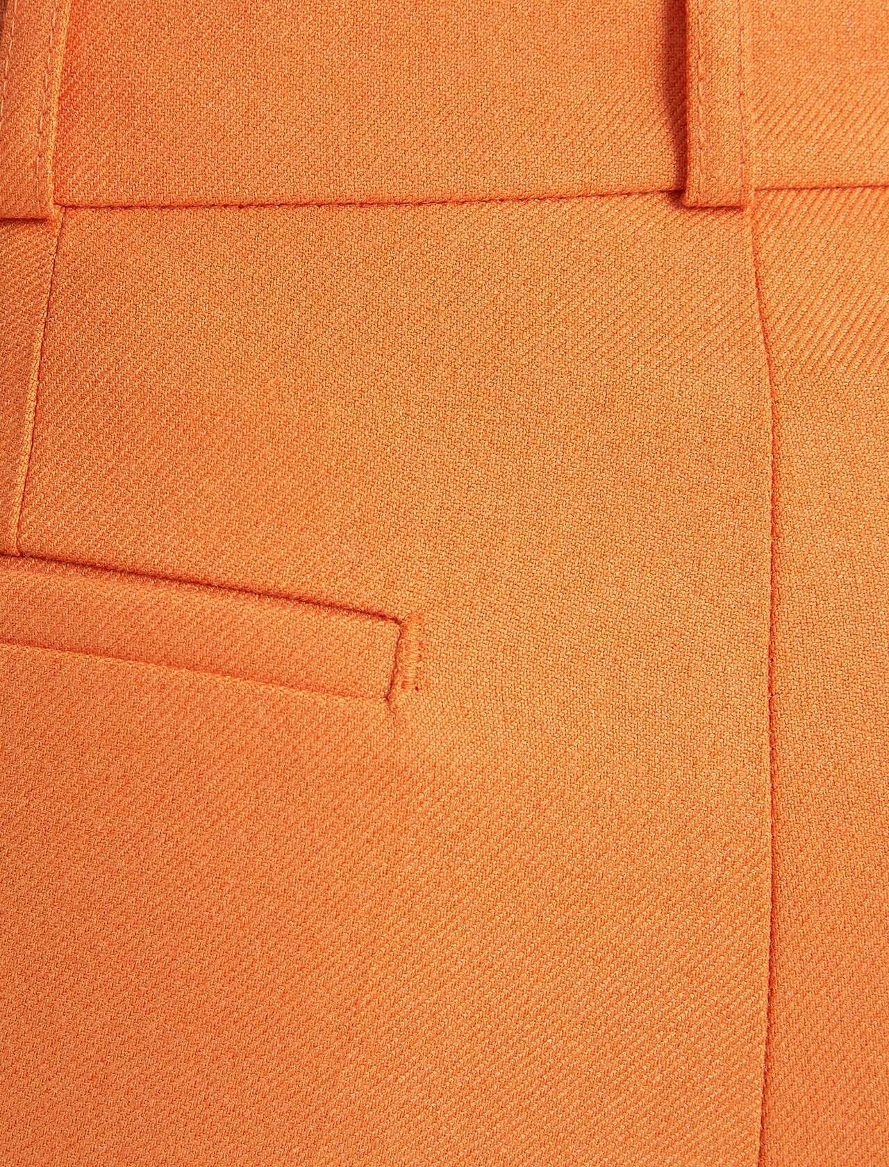 Premium Seri Burnt Orange Bilek Yırtmaç Detay Cepli Pantolon