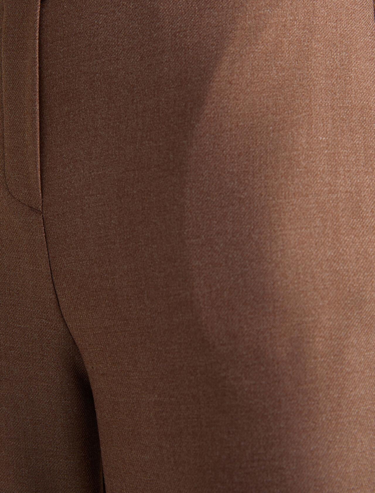 Premium Seri Kahve Straight Fit Pantolon