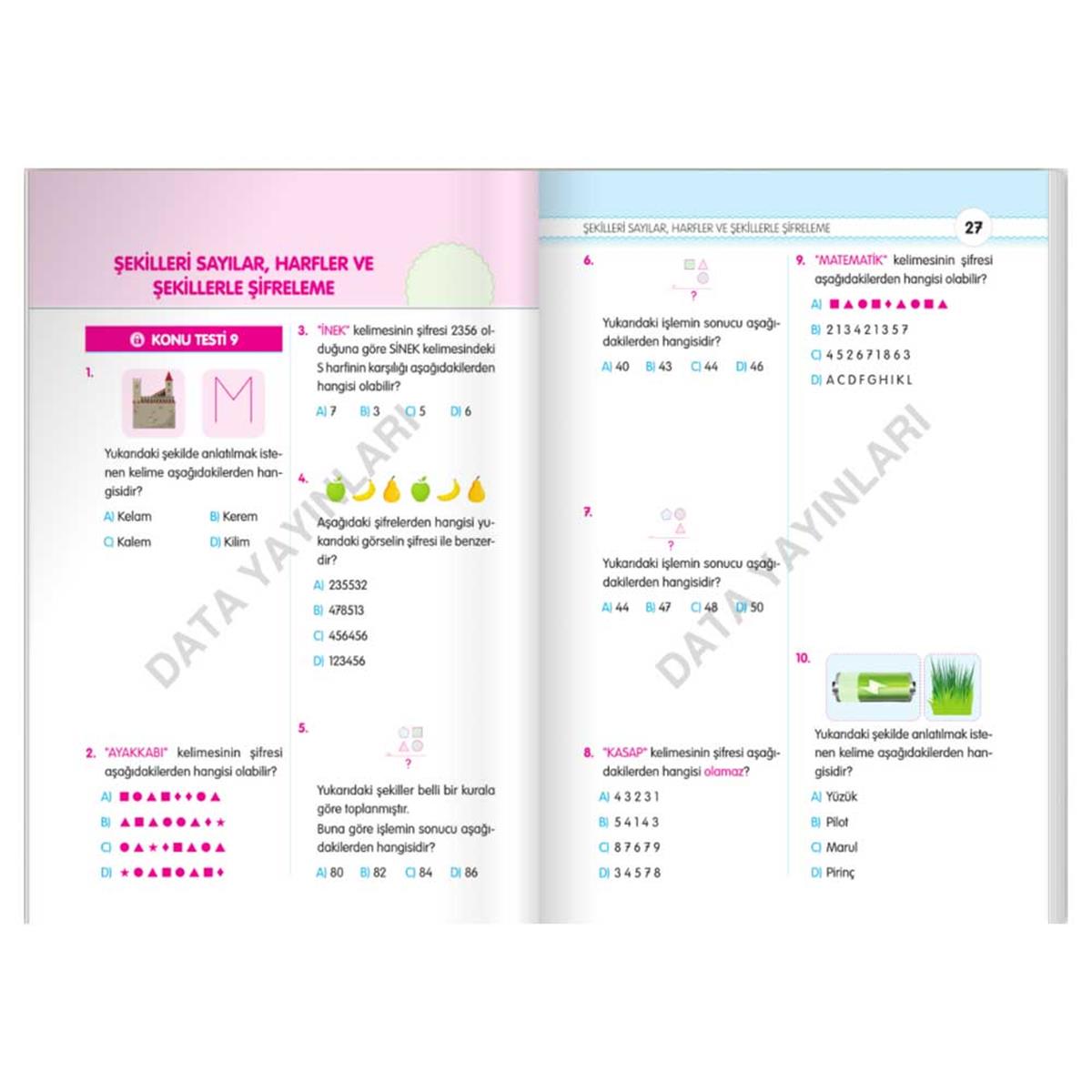 2. Sınıf Bilsem Data Tamamı Çözümlü 5 Fasiküllü Deneme Sınavı