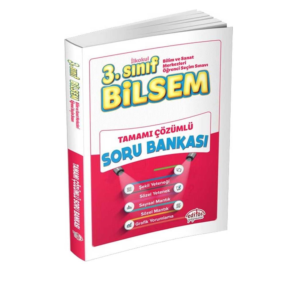 3. Sınıf Bilsem Editör Tamamı Çözümlü Soru Bankası