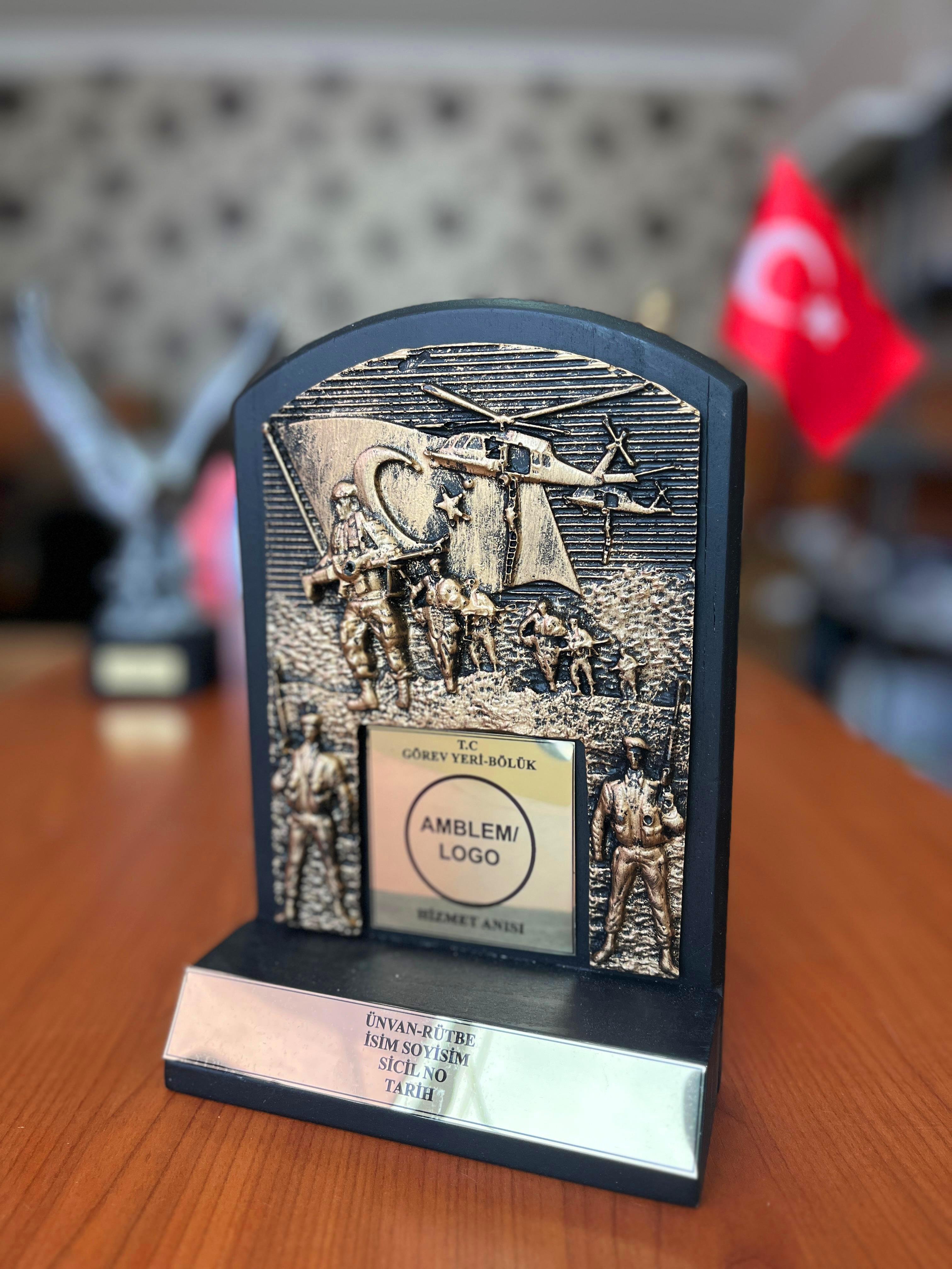 Askeri Birliklere Özel Hizmet Anısı Plaket