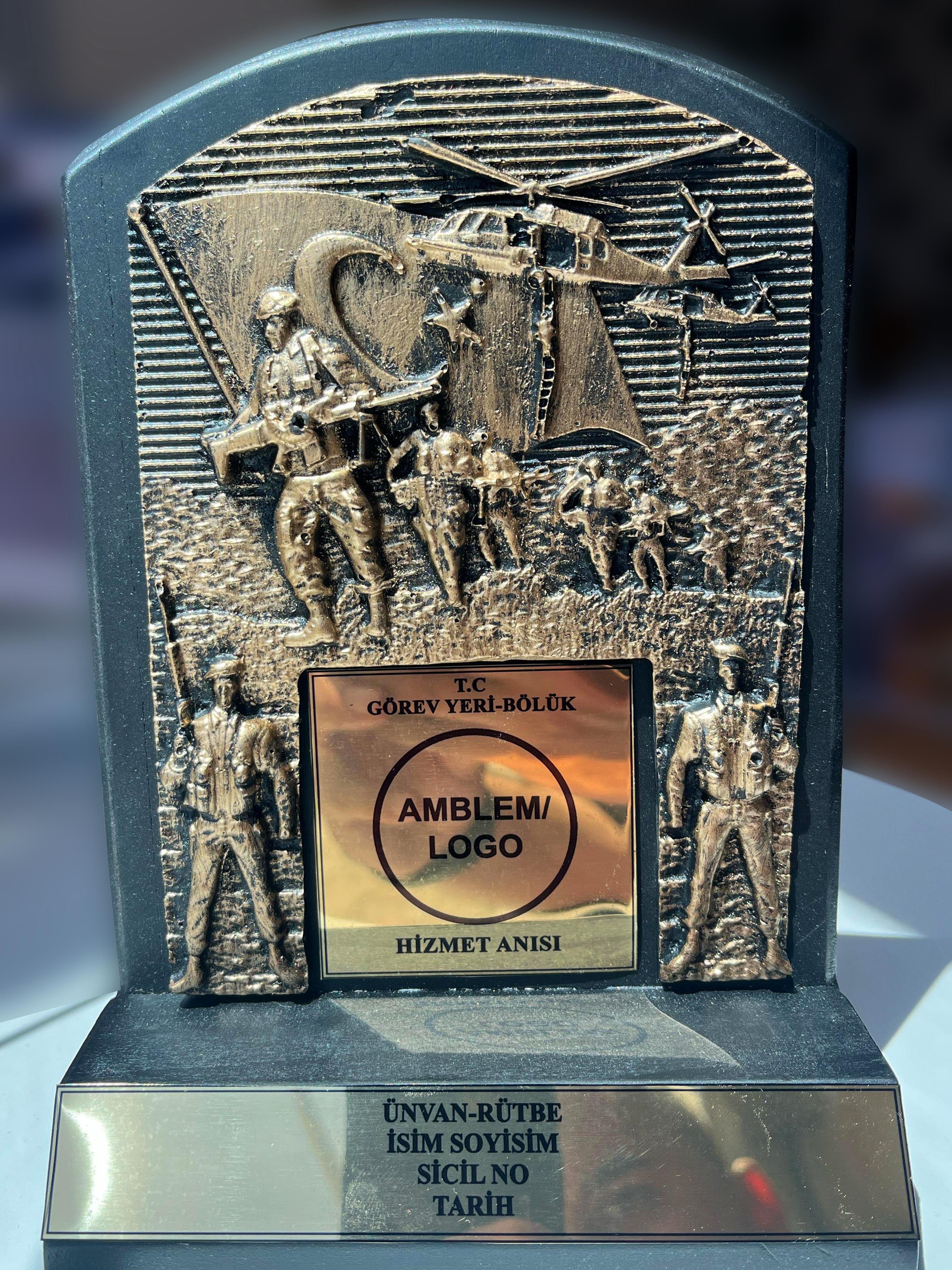 Askeri Birliklere Özel Hizmet Anısı Plaket