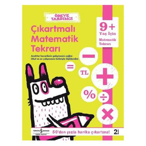 Ödeve Yardımcı Çıkartmalı Matematik Tekrarı 9+