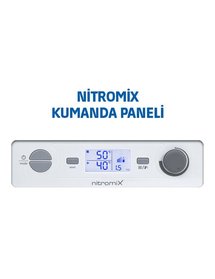DEMIRDOKUMNITROMIX24DemirdökümDemirdöküm Nitromix P 24 kW Tam Yoğuşmalı Kombi + Baca Seti