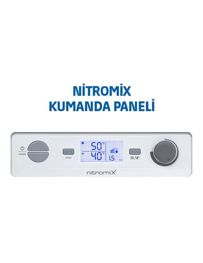 DEMIRDOKUMNITROMIX24DemirdökümDemirdöküm Nitromix P 24 kW Tam Yoğuşmalı Kombi + Baca Seti