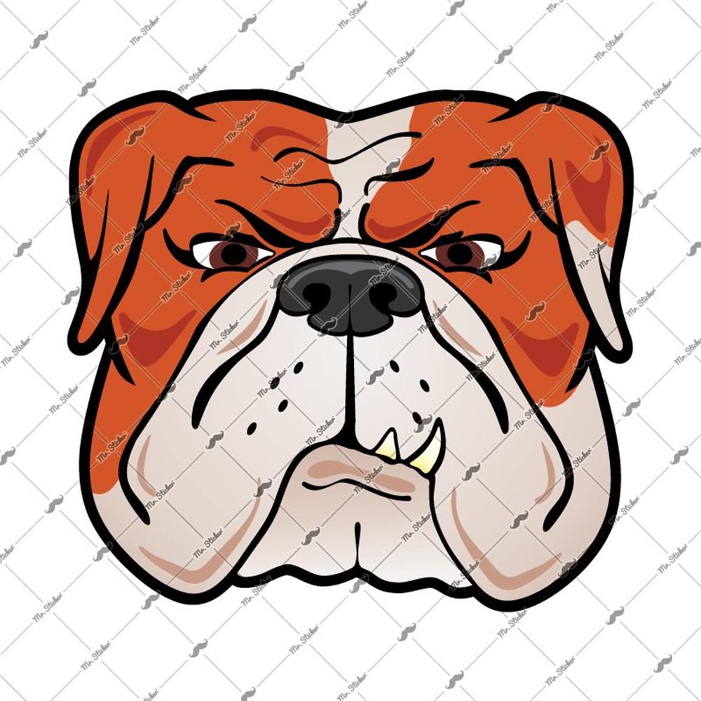 ALT3-  Kahverengi Bulldog Etiketi