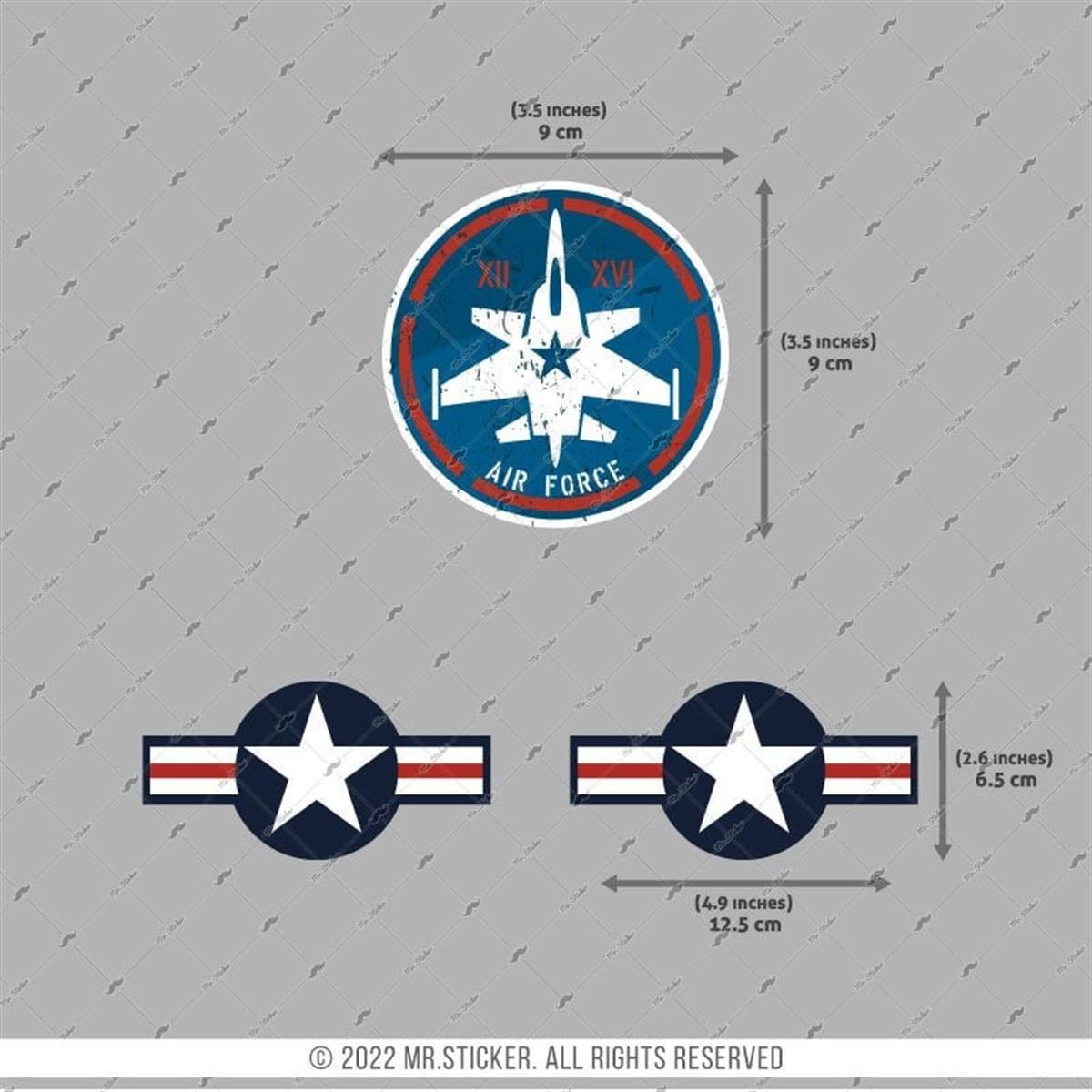 ARSBDL7 Air Force Etiket Seti