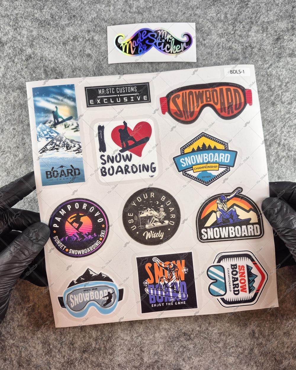 BDLS1 Küçük Boy 10lu Sticker Seti