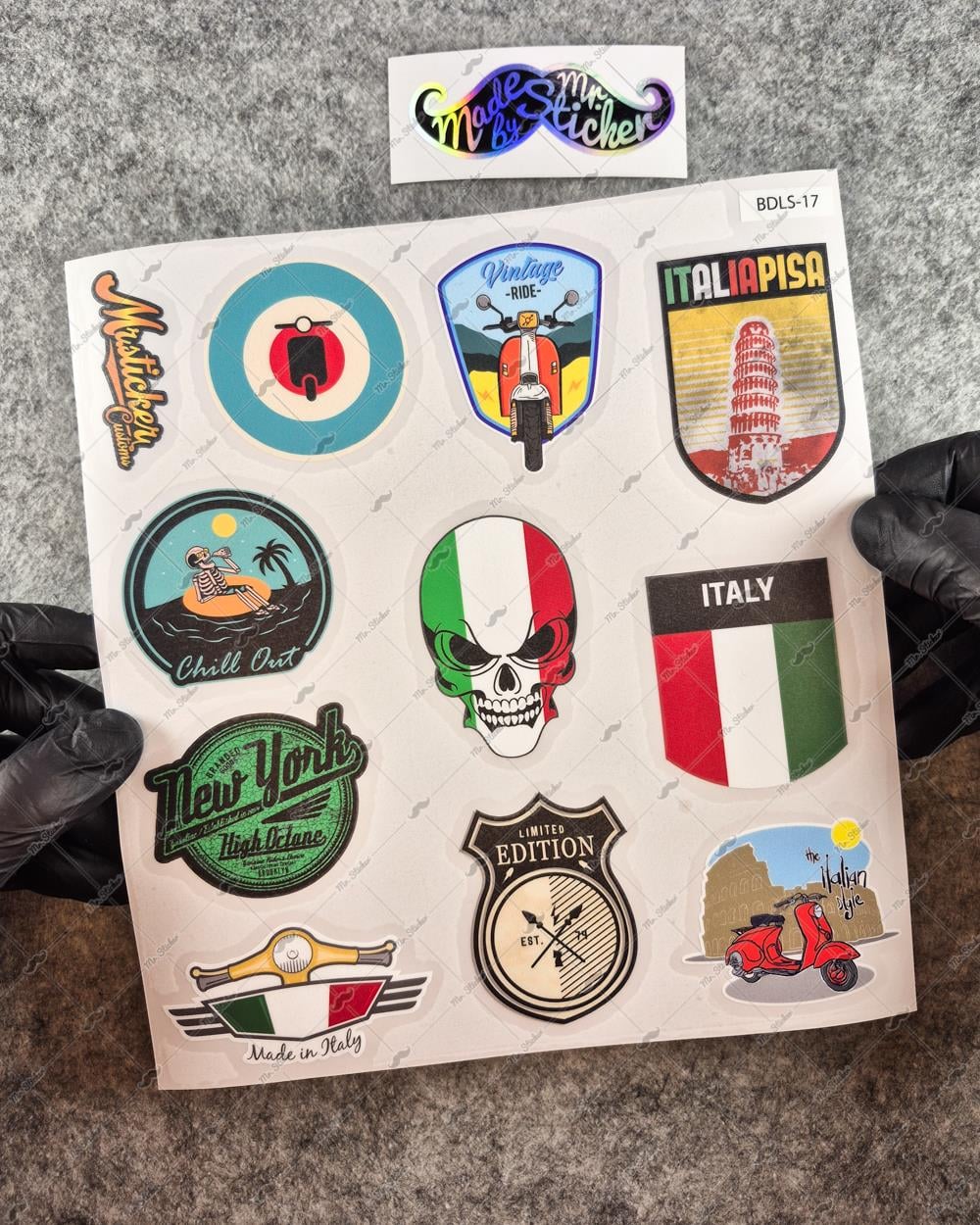 BDLS17 Küçük Boy 10lu Sticker Seti
