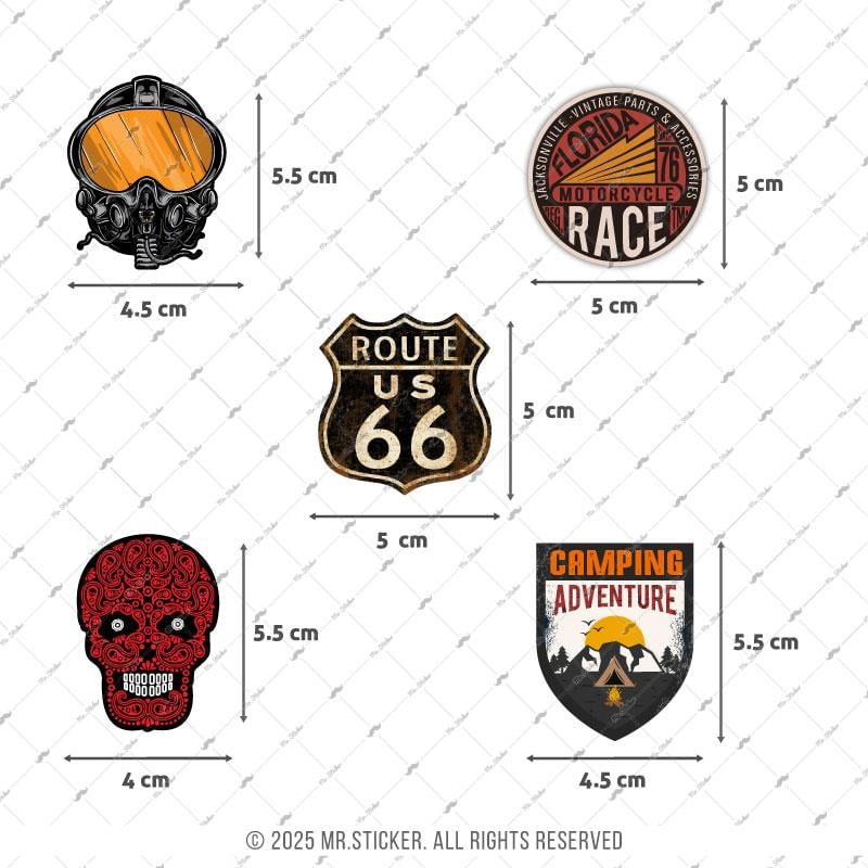 BDLS23 Küçük Boy 10lu Sticker Seti