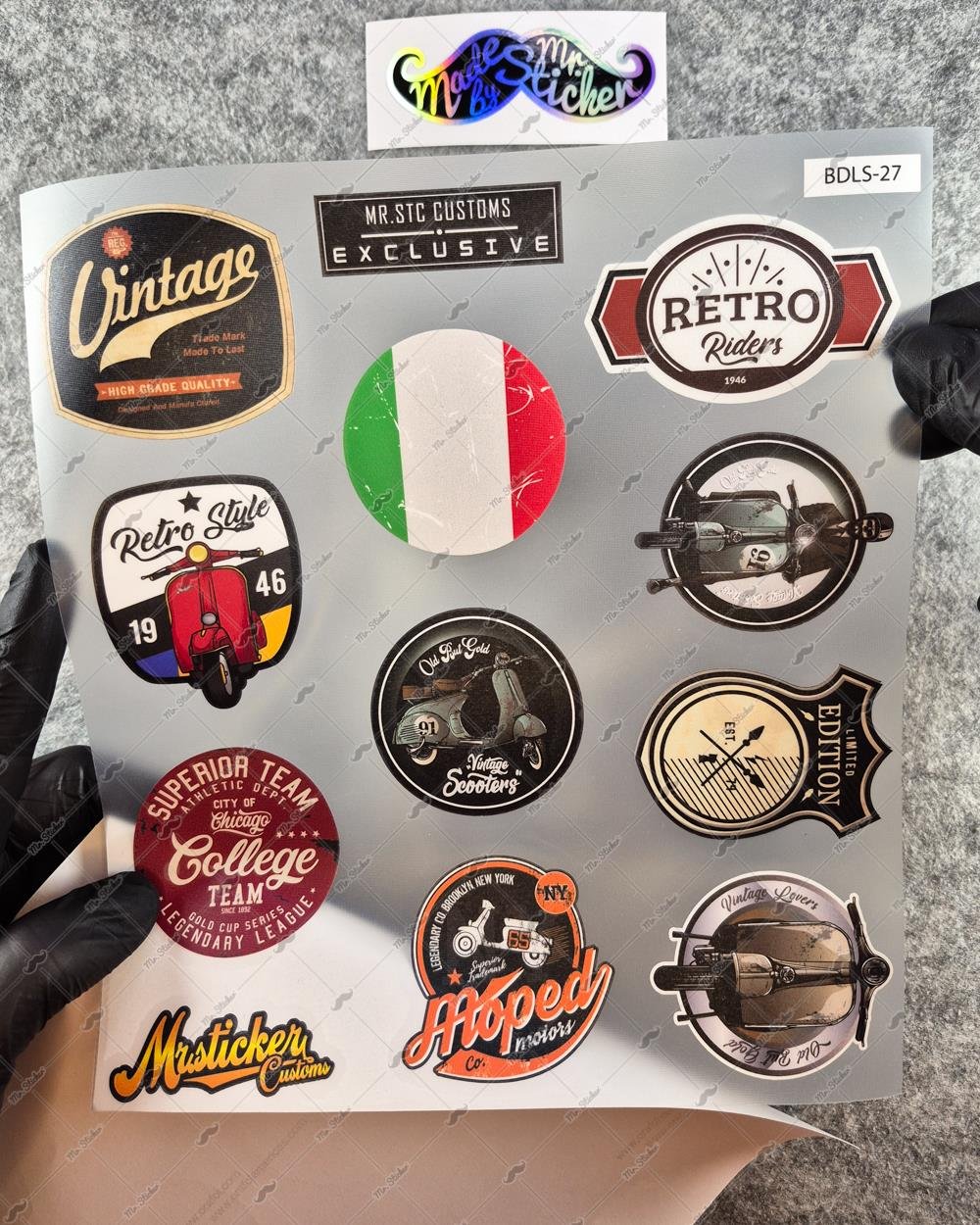 BDLS27 Küçük Boy 10lu Sticker Seti