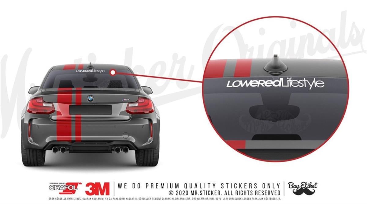 CAR29 Alcaltilmis Hayat Stili (Lowered Lifestyle)V1 Yazili Etiket