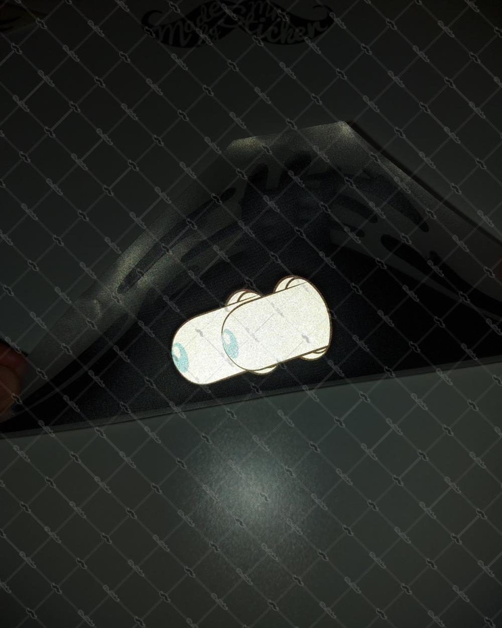 CAR9 Yari Reflektif Bagajdan Bakan Capkin Gozler Etiketi