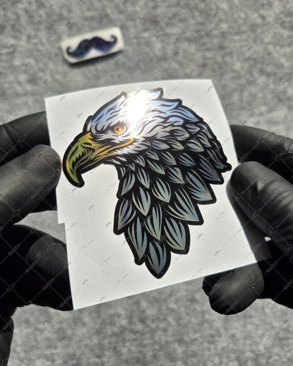 CHR24 Krom Seri Kartal Kafasi Etiketi