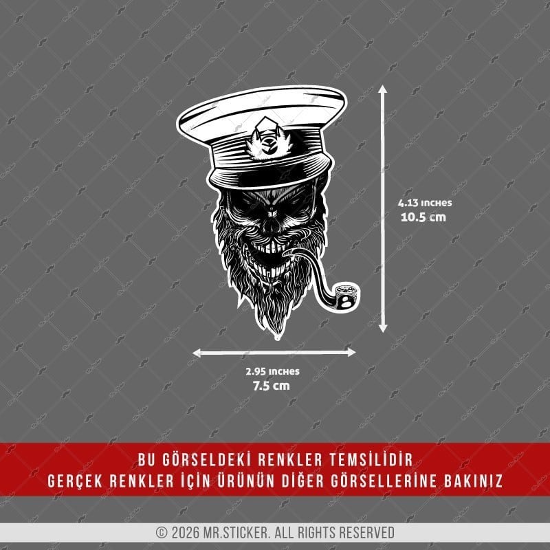 CHR29 Krom Seri Kaptan Kurukafa Etiketi