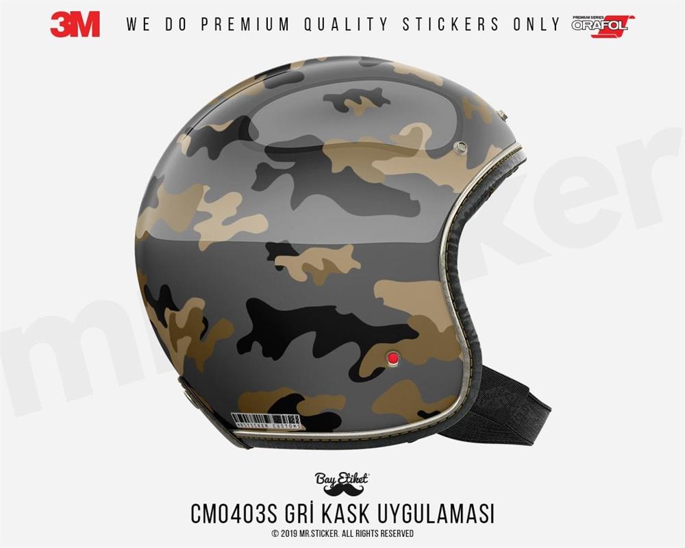 CMO403S - Kask Kaplamaya Uygun 34 Parca Kucuk Boy Kamuflaj Seti