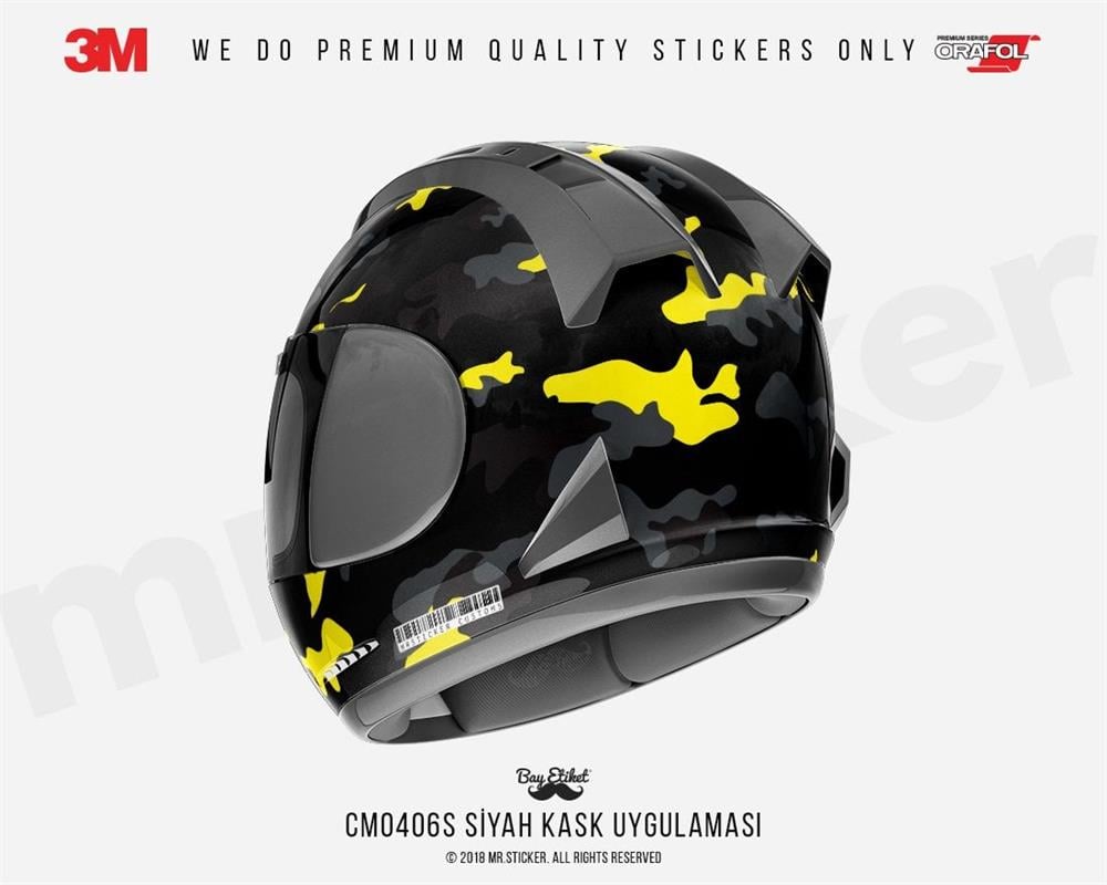 CMO406S - Kask Kaplamaya Uygun 34 Parca Kucuk Boy Kamuflaj Seti