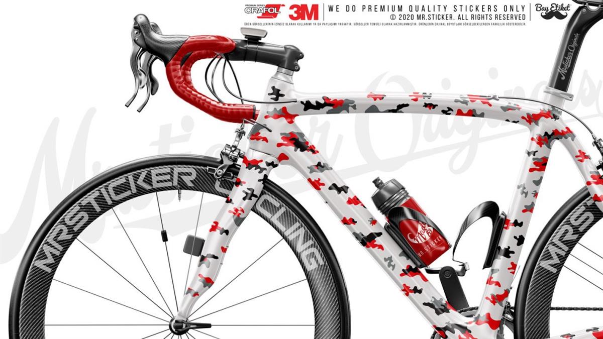 CMO416 Custom Renk Secenekli Bisiklet Boy Kamuflaj Seti