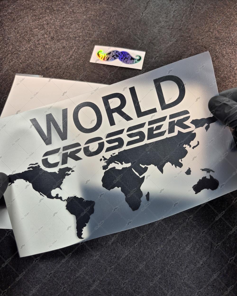 CSE1 World Crosser (Dunyayi Gezen) Yazili Etiket - Renk Seçenekli