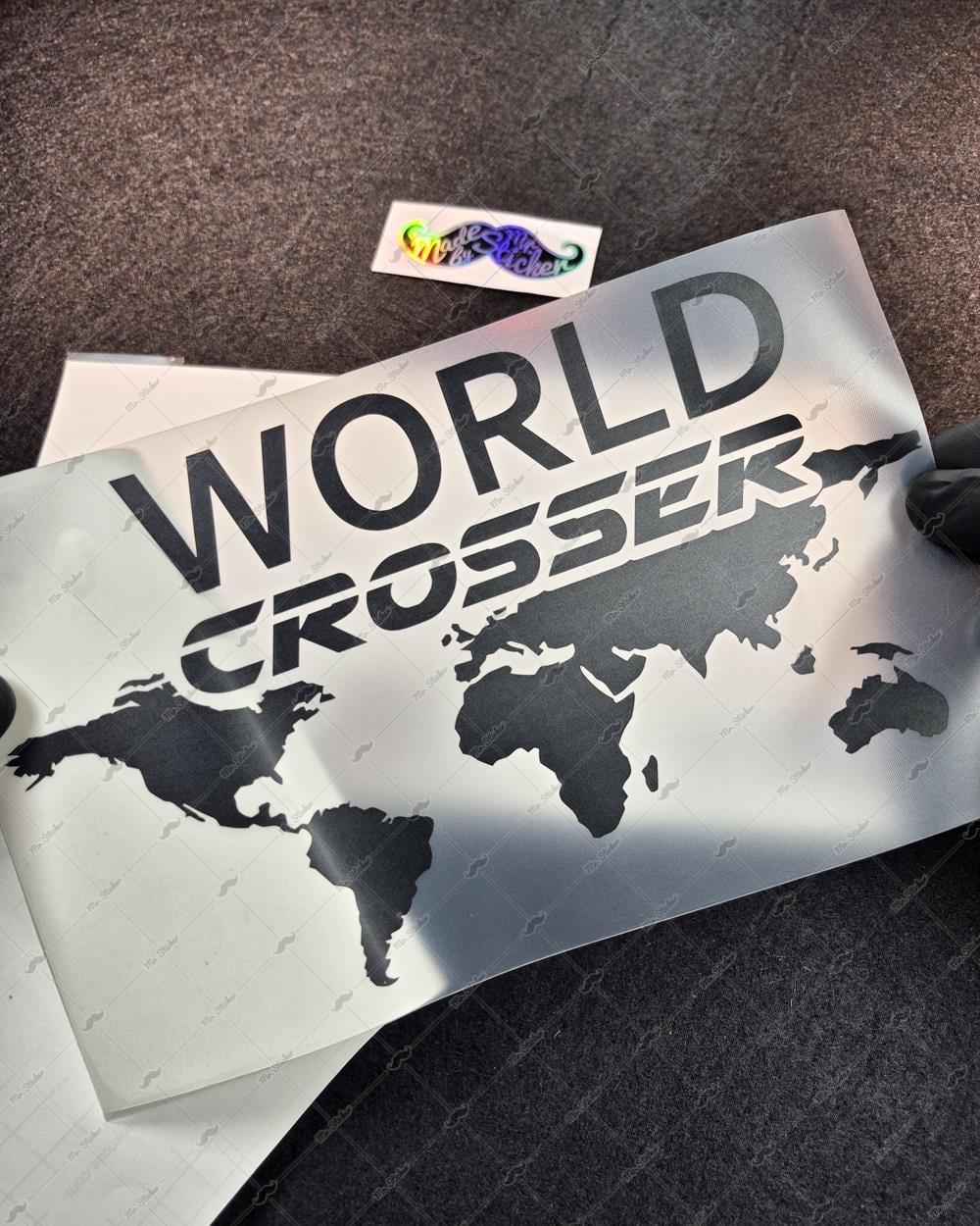 CSE1 World Crosser (Dunyayi Gezen) Yazili Etiket - Renk Seçenekli