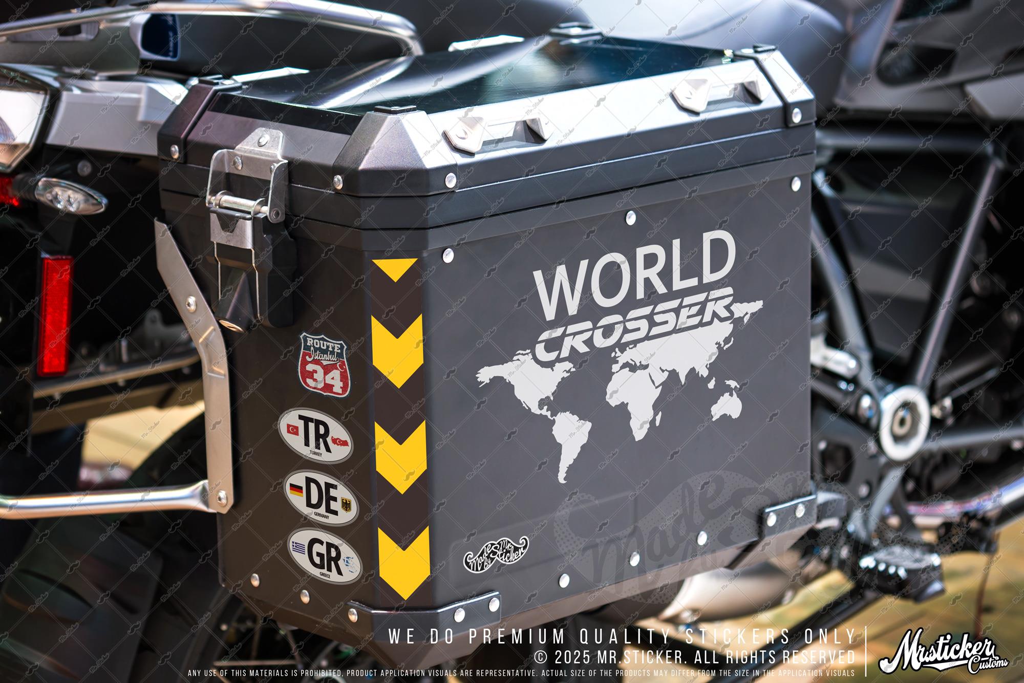 CSE1 World Crosser (Dunyayi Gezen) Yazili Etiket - Renk Seçenekli