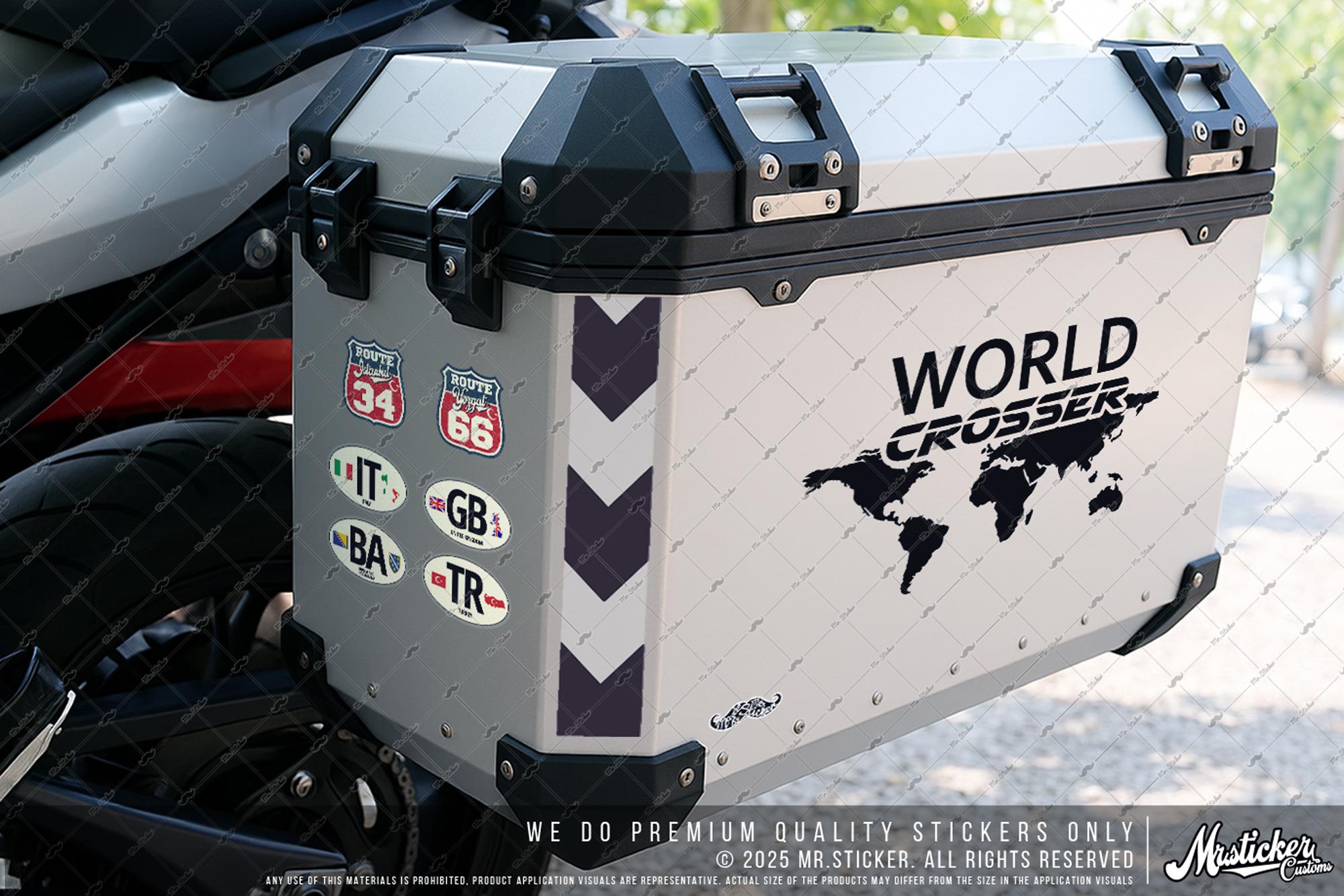 CSE1 World Crosser (Dunyayi Gezen) Yazili Etiket - Renk Seçenekli