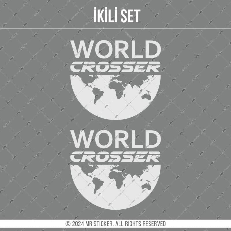 CSE10S İkili Set - World Crosser (Dunyayi Gezen) Etiketi - Mat Gumus Gri