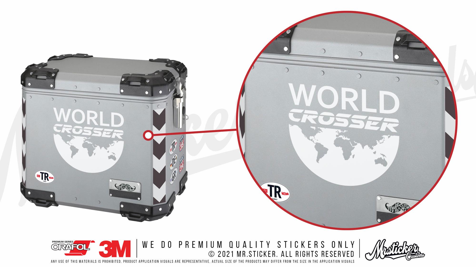 CSE10S İkili Set - World Crosser (Dunyayi Gezen) Etiketi - Mat Gumus Gri