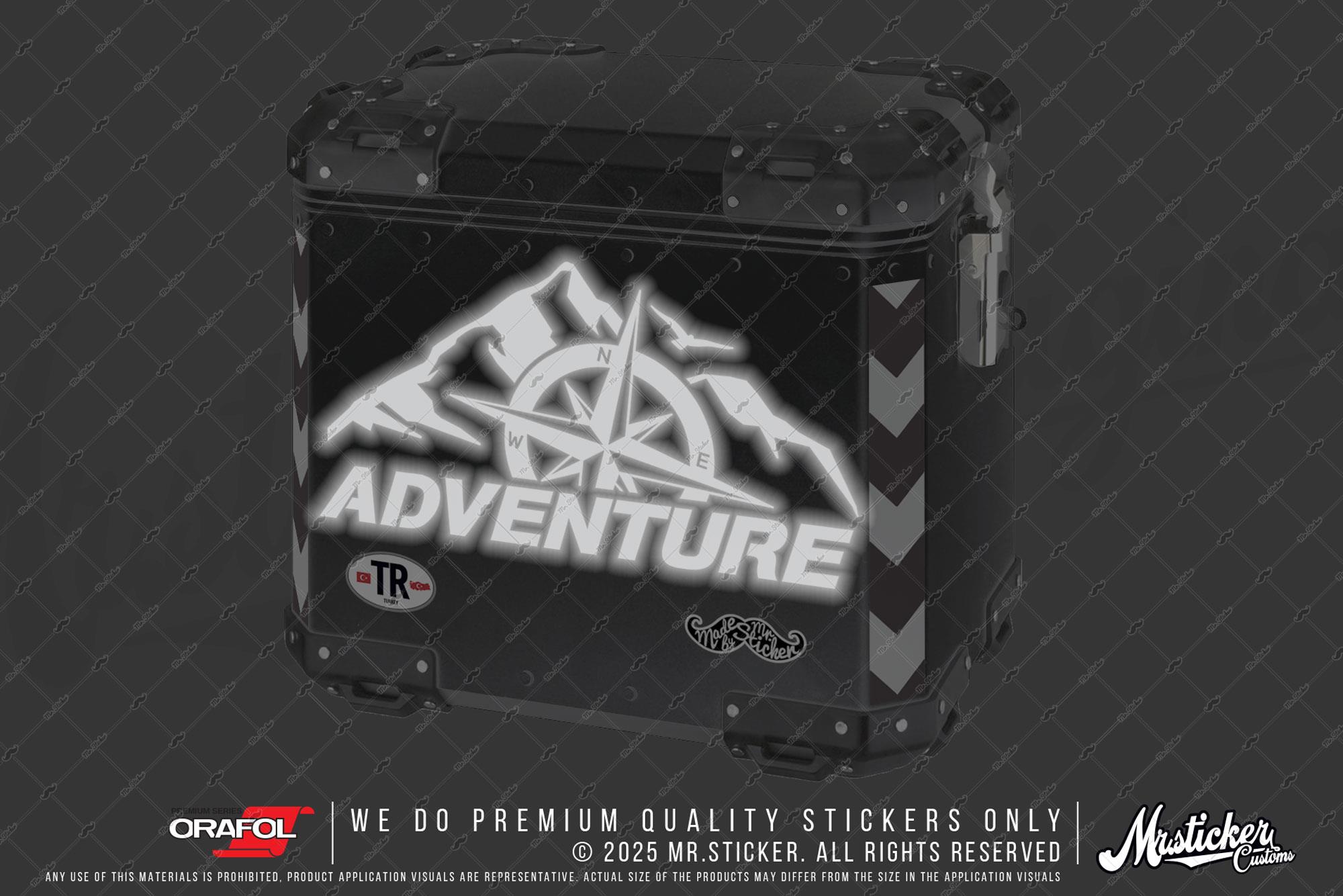 CSE13 Reflektif Adventure Yazılı Sticker