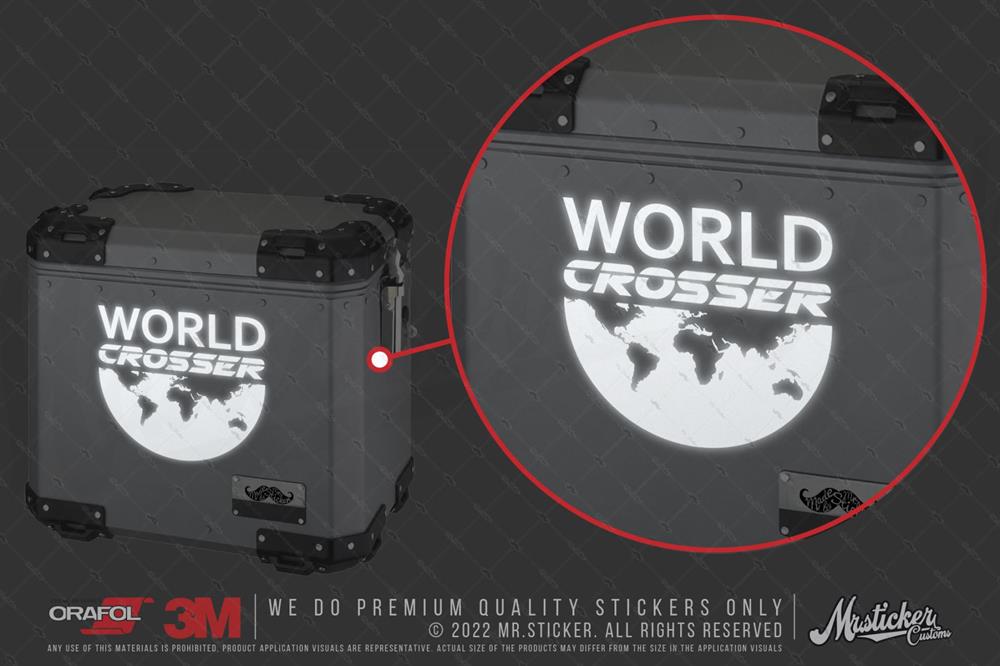 CSE17 Reflektif World Crosser (Dunyayi Gezen) Etiketi