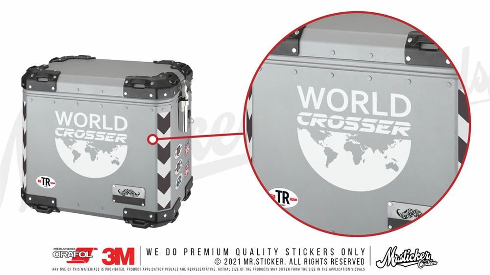 CSE17S İkili Set - Reflektif World Crosser (Dunyayi Gezen) Etiketi
