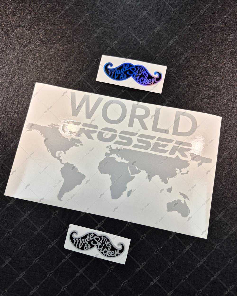CSE19 Reflektif World Crosser (Dunyayi Gezen) Yazili Etiket