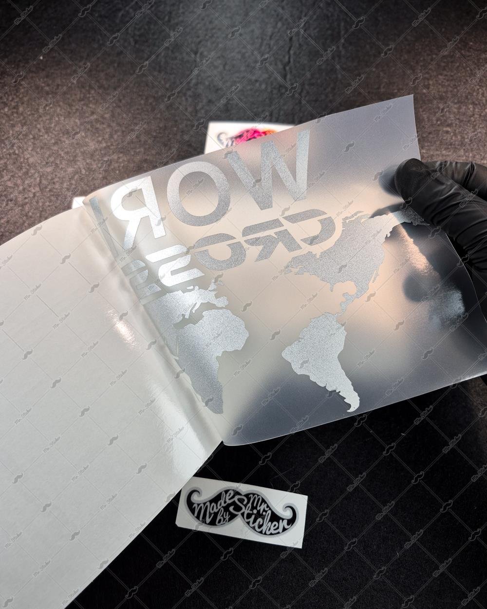 CSE19 Reflektif World Crosser (Dunyayi Gezen) Yazili Etiket