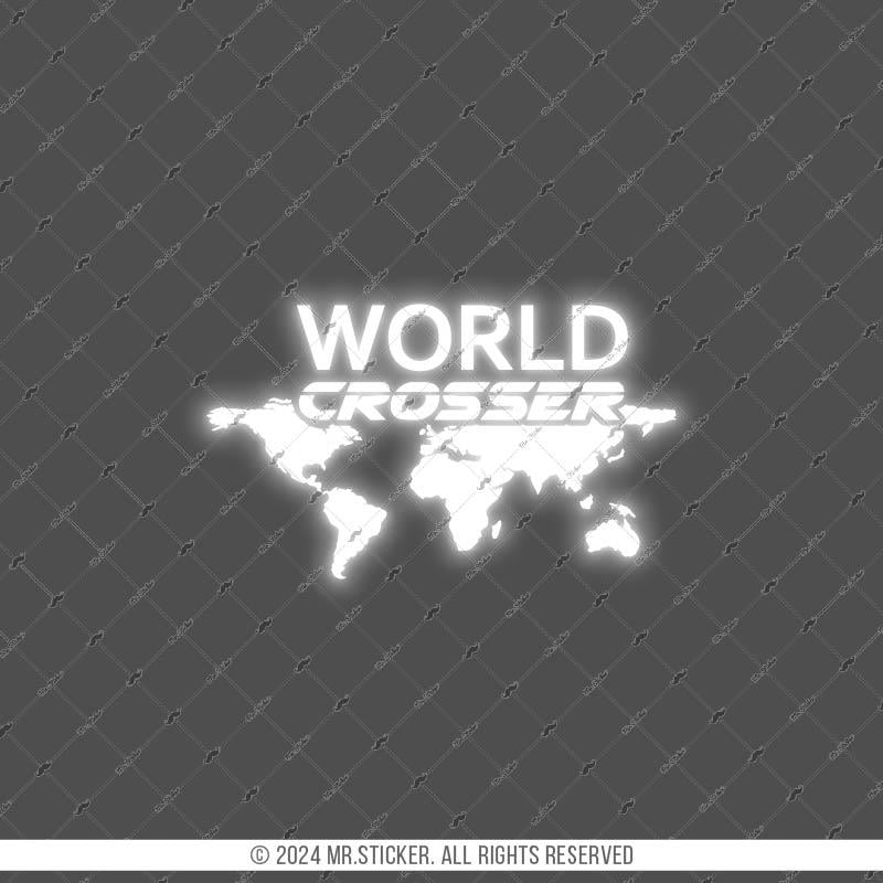 CSE19 Reflektif World Crosser (Dunyayi Gezen) Yazili Etiket