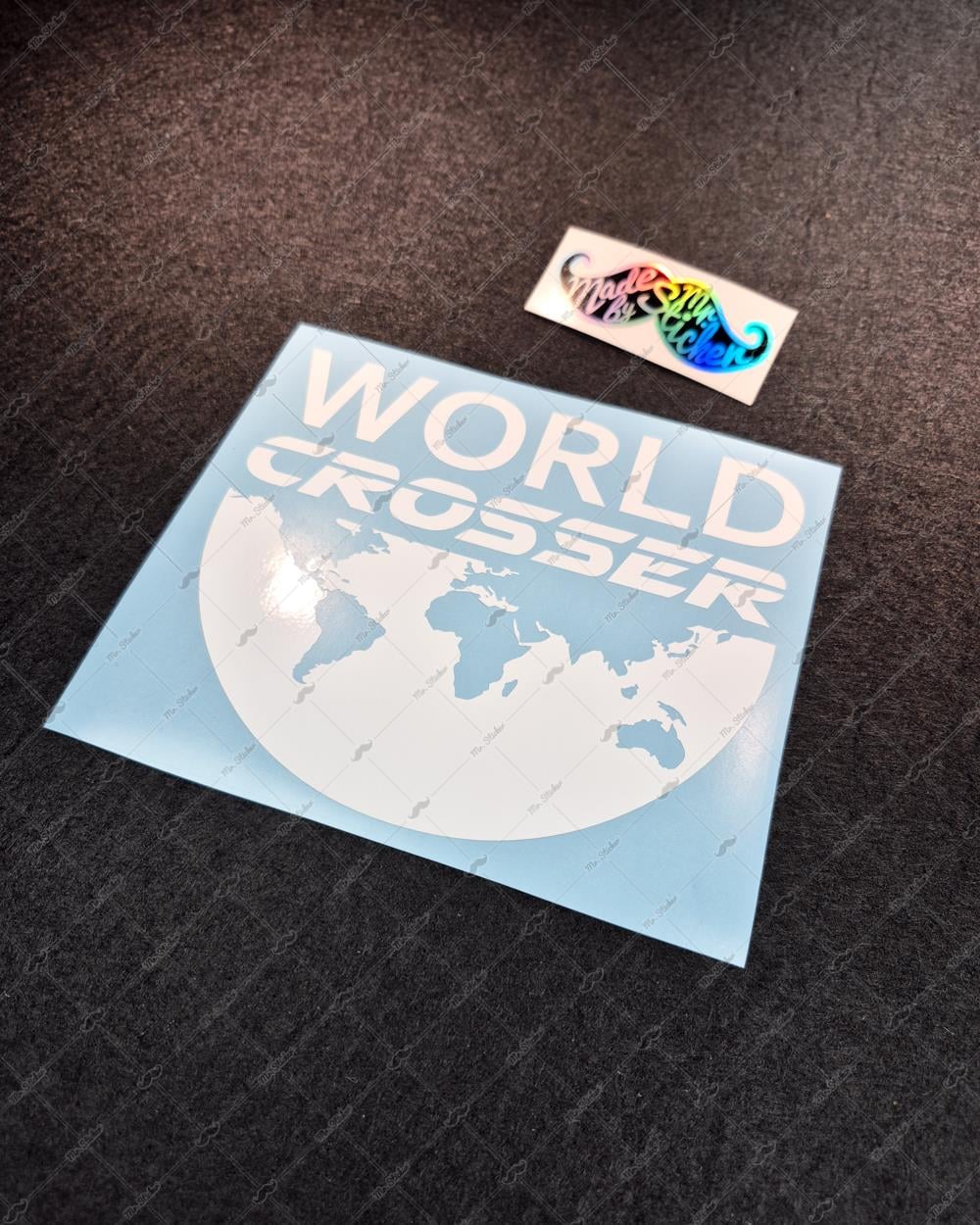 CSE2 World Crosser (Dunyayi Gezen) Yazili Etiket - - YÜKSEK YAPIŞKANLI