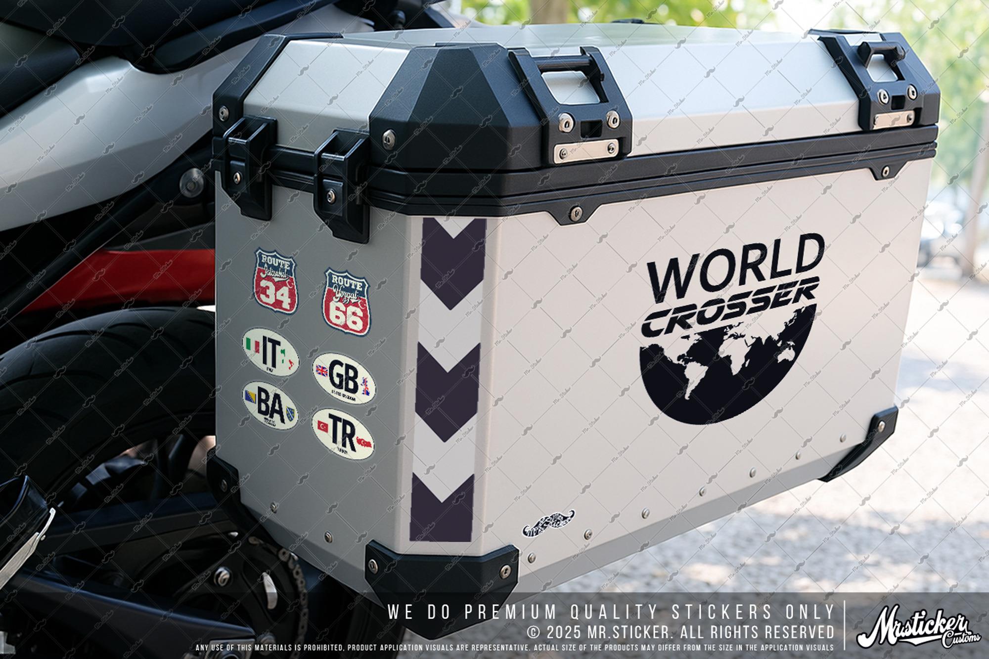 CSE2 World Crosser (Dunyayi Gezen) Yazili Etiket - Renk Seçenekli